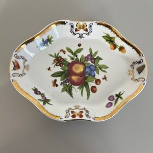 I. Godinger & Co. Plate Yorkshire 7" Plate Fruit‎ & butterflies Set of 5